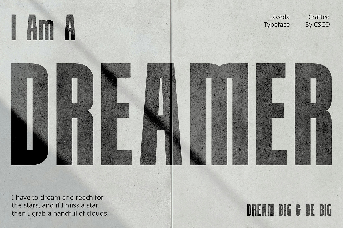 Laveda – Bold Sans Serif, a Sans Serif Font by Craft Supply Co. (Photo 6 of 8)
