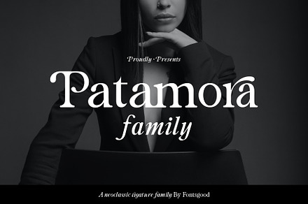 Patamora, a Font by Fontsgood