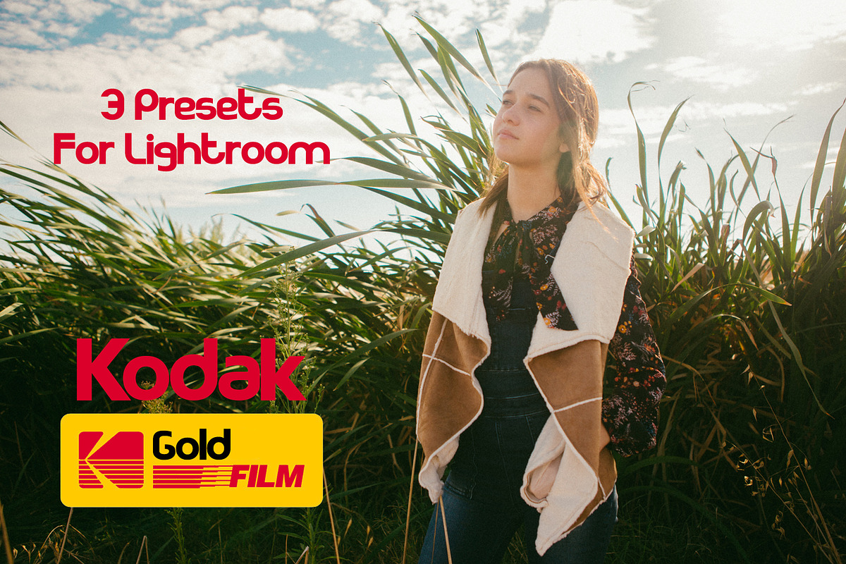 KODAK GOLD PRESETS FOR LIGHTROOM, a Preset Add-On by El Oasis Market (Photo 1 of 7)