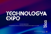 GEOTECH, a Sans Serif Font by WAP (Thumbnail 3 of 5)