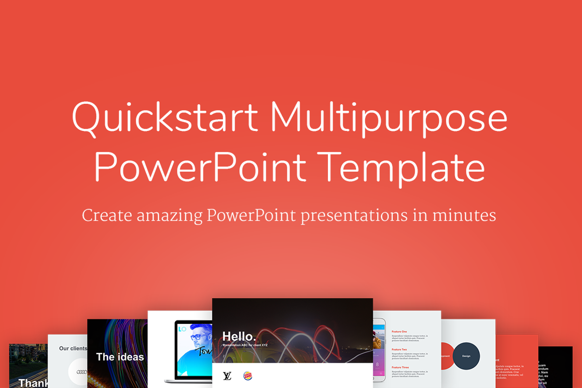 QuickStart PowerPoint Template, a Presentation Template by Craig Barber (Photo 1 of 6)