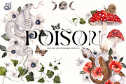 Poison. Watercolor and line art., an Object Illustration by ma_i_vi (Thumbnail 1 of 12)
