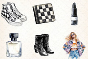 Black & White Decor Clipart, an Illustration by DreamCafeArt (Thumbnail 3 of 7)