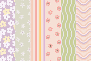 Brianna Retro Seamless Patterns