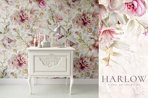 Harlow Floral Art Collection