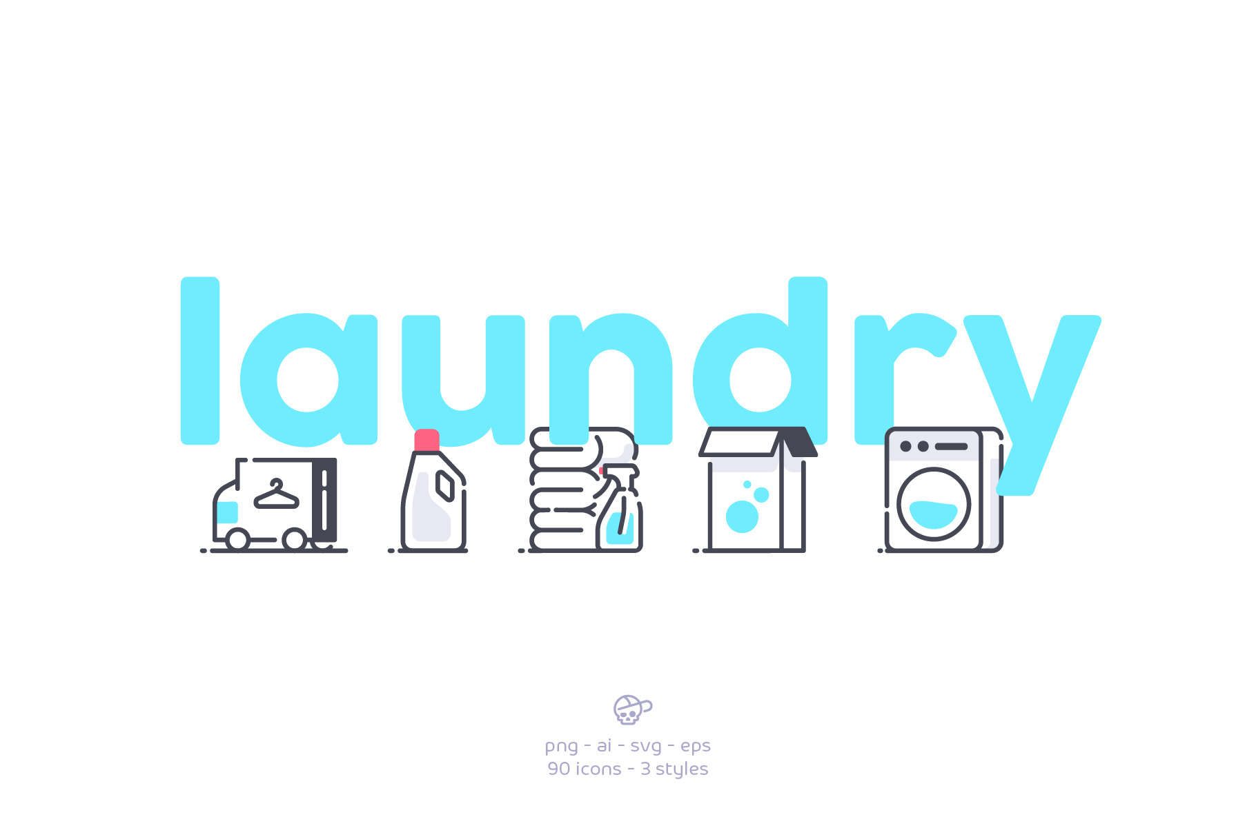 Laundry 90 Icons, An Icon By Iconfield