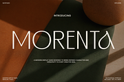 Morenta - Stylish Modern Sans Serif, a Sans Serif Font by Say Studio (Thumbnail 1 of 9)