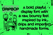 DRIPBOP FONT, a Handwritten Font by KengGraphic (Thumbnail 2 of 12)
