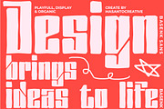 Basenk – Bold Organic Playful Displa, a Sans Serif Font by kangfont Studio (Thumbnail 10 of 10)