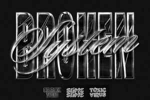 Textured Chrome Metal Text Effect, a Layer Style Add-On by Matsero