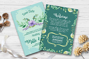 Two Sided Save The Date Card, an Invitation Template by Business Flyers (Thumbnail 1 of 2)