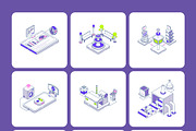 200 Technology and AI Isometric, a Technology Illustration by Vectors Market (Thumbnail 14 of 19)