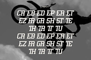 Reztor - Modern Sport Display Font, a Sans Serif Font by Flawless And Co (Thumbnail 10 of 10)