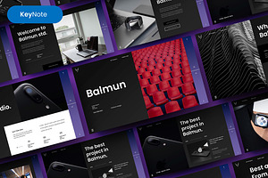 Balmun – Business Keynote Template, a Presentation Template by Dens Creative Studio