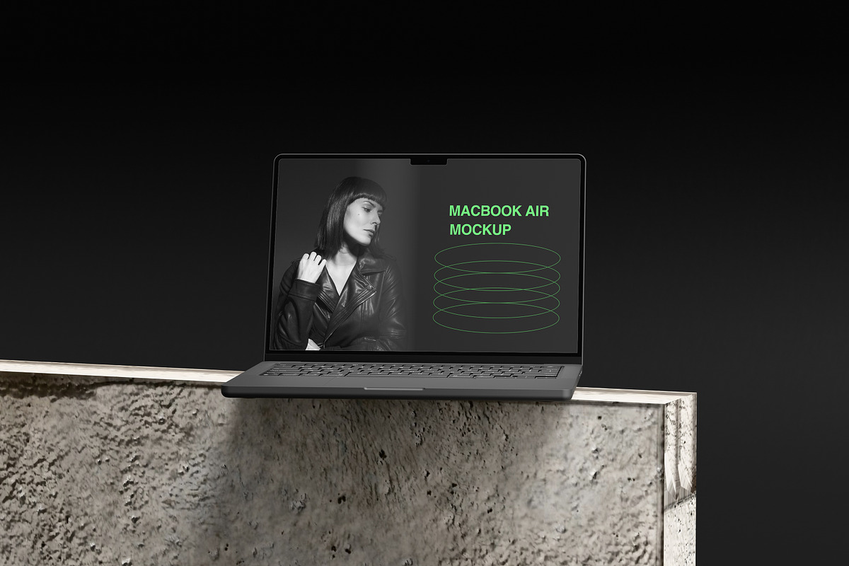 MACBOOK AIR MOCKUP, a Mac Mockup by safrizalstudio (Photo 3 of 4)
