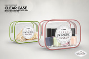 Clear Zipper Case Packaging Mockup, a Cups & Container Mockup by INCDesign (Thumbnail 7 of 10)