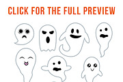 14 Ghosts Clipart, Halloween Clipart, an Illustration by The Digital Download Shop (Thumbnail 3 of 3)