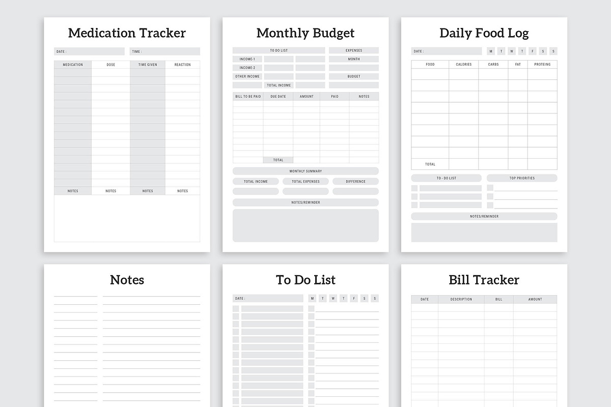 2026 Monday Start Planner Bundle, a Stationery Template by MNT-Creator (Photo 11 of 11)