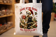 Funny Christmas Png, Snarky Skeleton, a Seasonal Illustration by Sublimation Artist (Thumbnail 8 of 9)