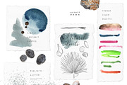 Nature Abstractions - Watercolor Set, a Texture Illustration by WBS Design (Thumbnail 2 of 13)