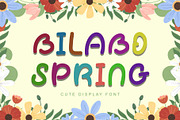 Bilabo Spring, a Script Font by Yoga Letter (Thumbnail 1 of 6)