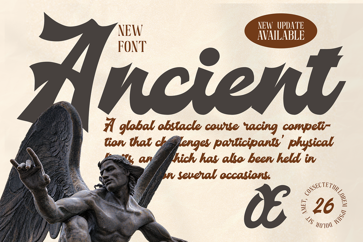 Vintage Fortuin Brush Script Font, a Handwritten Font by Templatiostudio (Photo 2 of 12)