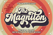 The Magniton - Retro Script, a Script Font by MJB Letters (Thumbnail 1 of 10)