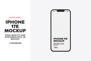 iPhone 17e Mockup