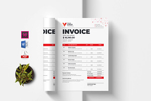 Invoice Template, a Stationery Template by design_hut