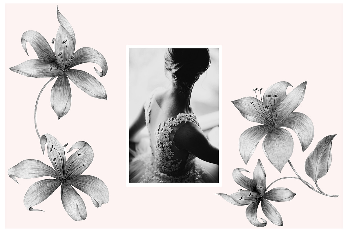 Flower Mix, a Decorative Illustration by ViсkyArtDesign (Photo 6 of 9)