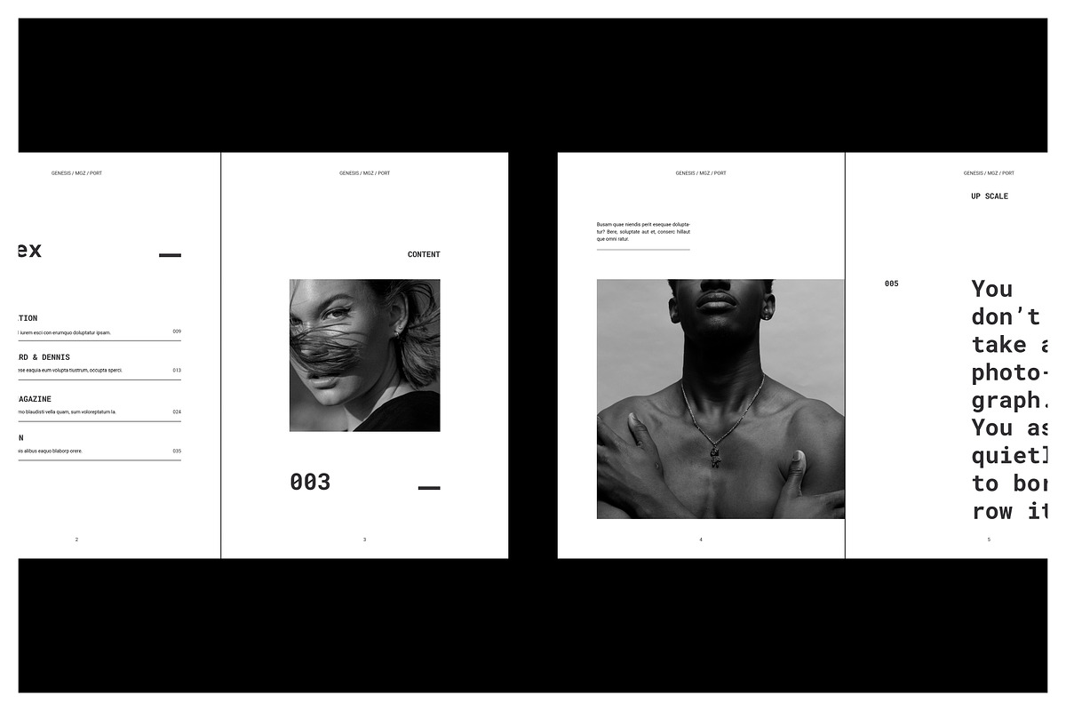 GENESIS Creative Portfolio, a Magazine Template by Arif Tri Ananta (Photo 7 of 14)