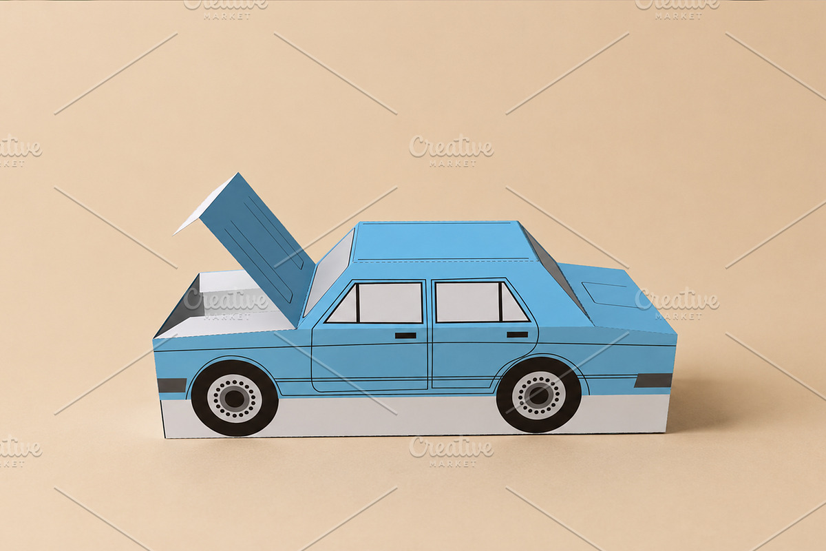 Car favor - 3d papercraft, a Cars & Vehicle 3D Model by PAPER amaze (Photo 3 of 4)