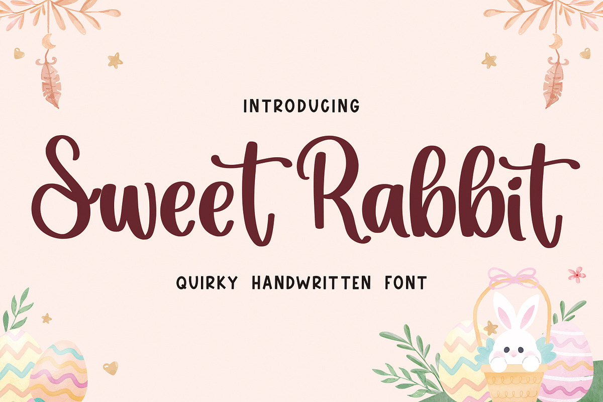 Sweet Rabbit, a Script Font by Mozatype (Photo 1 of 7)