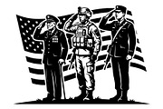 Military Heroes Group, an Object Graphic by Gfx_Store (Thumbnail 1 of 16)