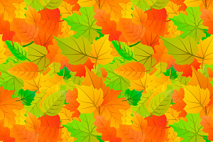 Cute Autumn Leaves Pattern