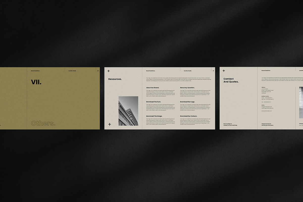 Josefin | Brand Guidelines Template, a Presentation Template by Occy Design (Photo 8 of 10)