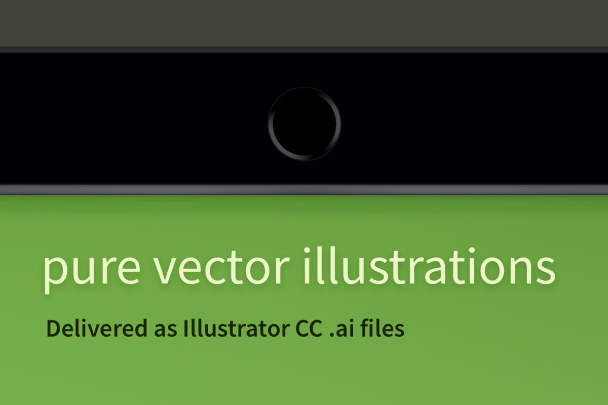 iPad Air 2 Vector Pack, a Product Mockup by Device Kits (Photo 3 of 3)