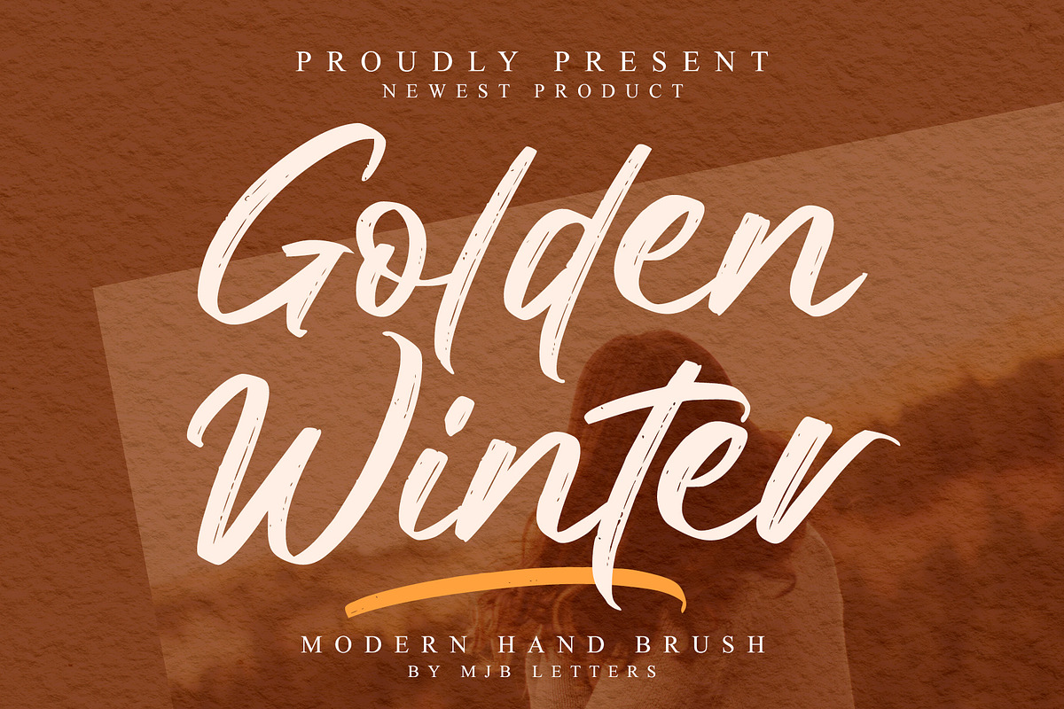 Golden Winter | Casual Display, a Font by MJB Letters (Photo 1 of 9)