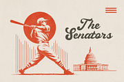 Outfield Glory - Baseball Script, a Script Font by HipFonts (Thumbnail 9 of 11)