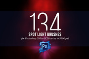 134 Spotlight Brushes for Photoshop, a Brush Add-On by Creative Graphics (Thumbnail 2 of 10)