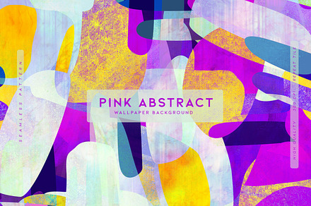 Pink Abstract, a Wallpaper Graphic by MalyskaStudio