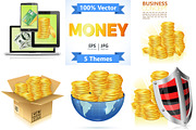 Money, Paper currency, Credit Cards, a Finance Illustration by TAlex (Thumbnail 1 of 6)