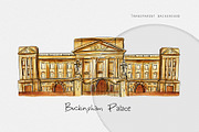 London travel clipart, an Illustration by Kate Snitser (Thumbnail 3 of 5)