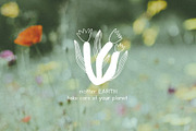 Mother Earth vector shapes and lines, a Decorative Illustration by Annakniaz (Thumbnail 15 of 15)