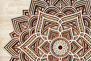 Mandala Multilayer Wall Art Cut File, a Design Template by LaserCutano (Thumbnail 3 of 8)
