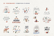 Scandi Christmas: map & card creator, a Decorative Illustration by Olia (Thumbnail 11 of 19)