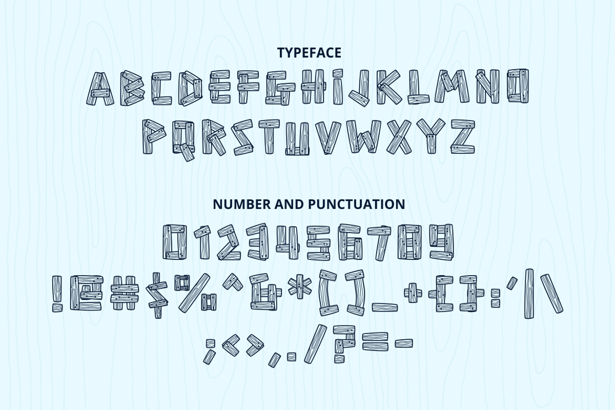 Woody Wood - Kids Font, a Font by tokokoo (Photo 2 of 12)