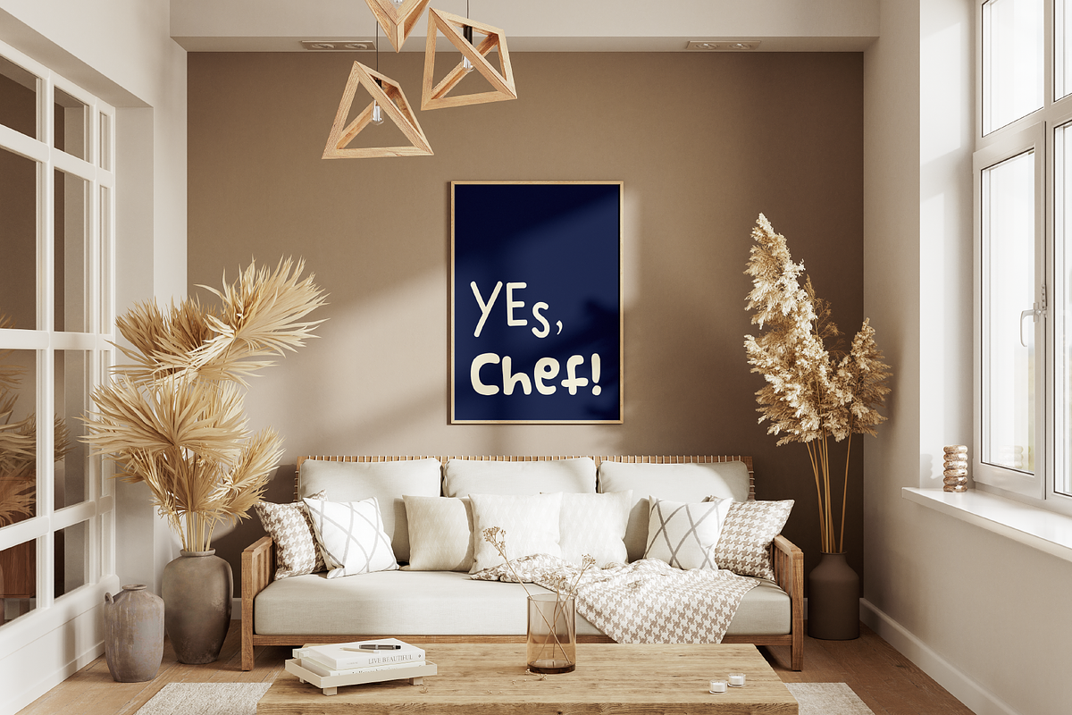 Kitchen Poster Wall Art Design Print, an Object Graphic by digitalsbydepi (Photo 6 of 8)