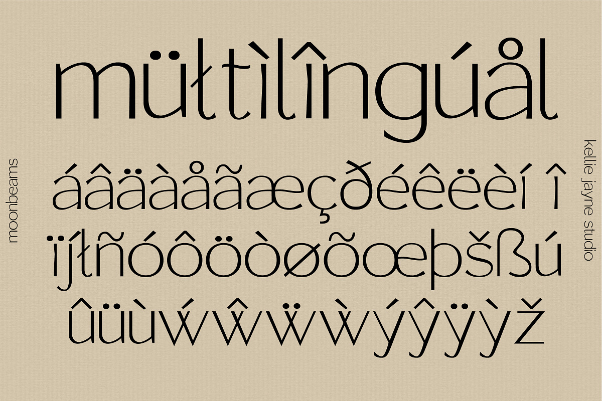 Moonbeams Sans Serif, a Sans Serif Font by Kellie Jayne Studio (Photo 13 of 14)
