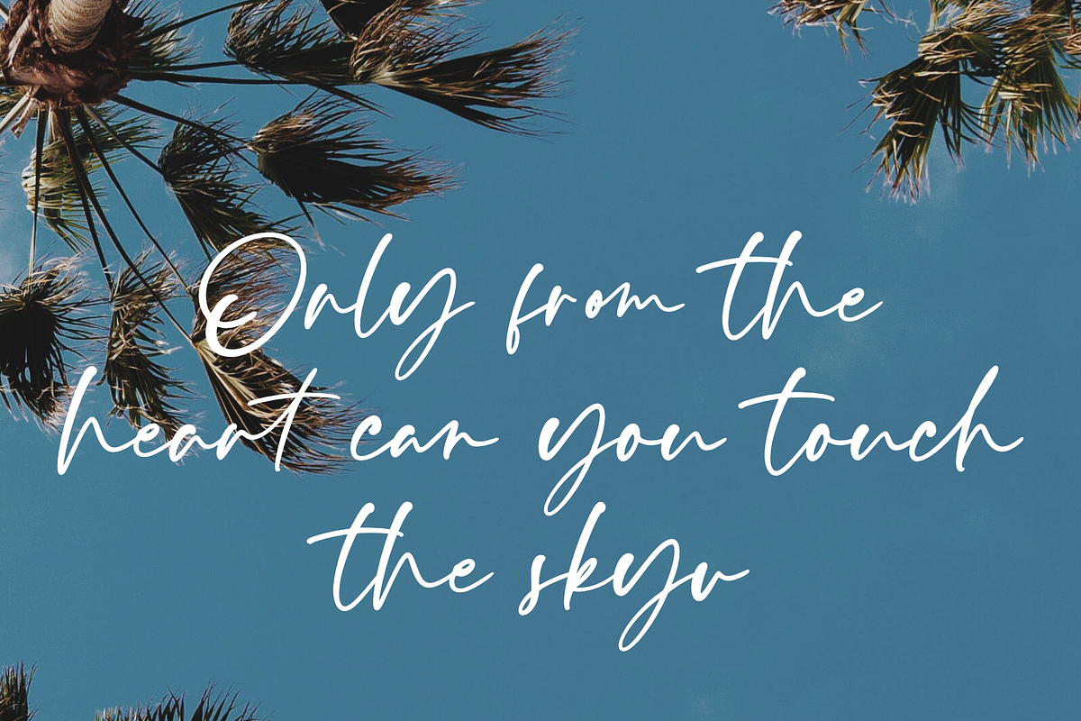 Bintang | Sweet Calligraphy Font preview 8